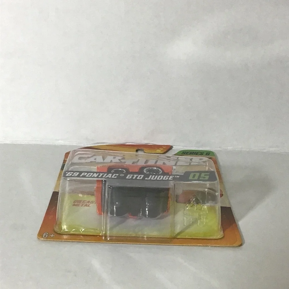CarTuned Series 6 69 Pontiac GTO Judge Orange‎ Diecast Muscle Car 05 MGA NEW